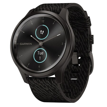 Garmin Vívomove Style Hybrid Smartwatch (Graphite Aluminum Case With Black 010-02240-03